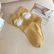 Flocked Animal Cute Women's Socks