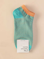 Striped Short Socks for Girl