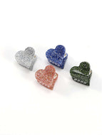 Cute Heart Clip Ladies Claw Clip