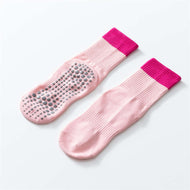 Stitching Yoga Socks Light Color Fitness Non-slip Socks