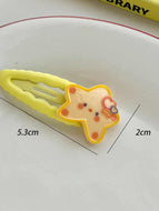 Children's Yellow Series Star Hairpin Rubber Band