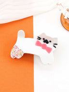 Cute Cartoon Bow Tie Cat Hair Clip