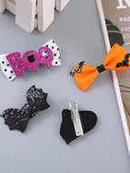 Halloween Bat Bow Children's Hair Clip