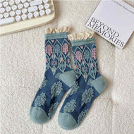 Embossed Vintage Women's Socks