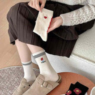 Jacquard Flower Women's Socks