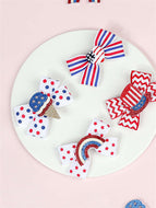 Children's Independence Day Bow Hair Clip