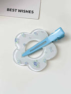 Jelly Color Flower Cute Clip