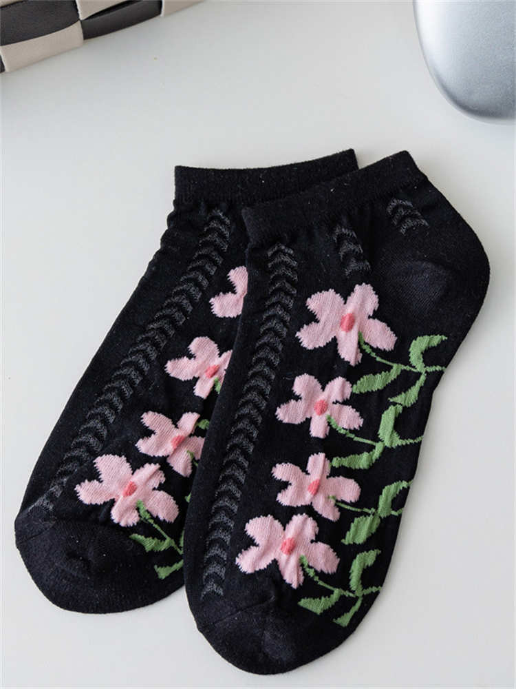 Lady Sunflower Low-cut Socks