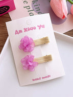 Children's Bangs Clip with Small Flower