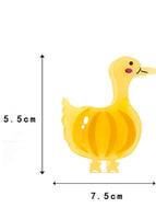 Pumpkin Duck Cartoon Cute Hairpin