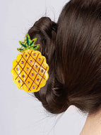 Fruity Pineapple Rhinestone Hairpin