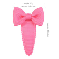 Baby Hairpin- Bow Solid Color