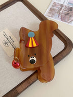 Circus Bear Cute Hairpin