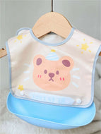 Cherry Bear Bib Pocket Waterproof