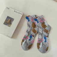 Jacquard Retro All-match Women's Socks