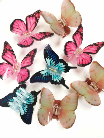 Colorful Butterfly Hair Clips for Girls