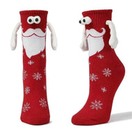 Holding Hands Christmas Magnet Cute Socks