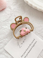 Cartoon Cat Cherry Bear Hair Clip