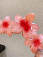 Candy Colored Flower Hair Clip