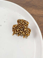 Mini Leopard Print Hair Clip