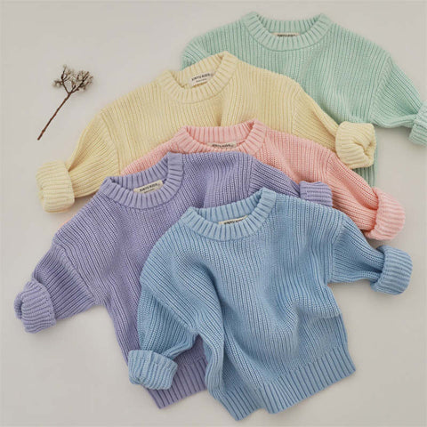 Crew Neck Kids Sweater