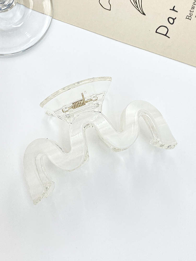 Wavy Claw Clip Glossy Waves Hair Claw Clip