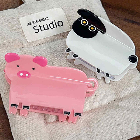 Sheep Piggy Animal Hair Clip