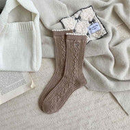 Women's Bow Embroidered Socks