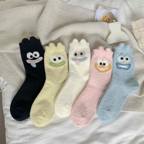 Autumn and Winter Cute Cartoon Women's Socks