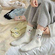 Autumn and Winter Cute Cartoon Women's Socks