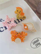 Acetate Whale Seahorse Starfish Crab Hairpin