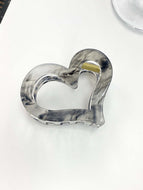 Heart Design Hair Claw