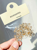 6-pack of Cute Mini Flower Hair Clips