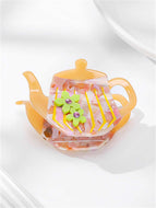 Teapot Shaped Hair Clip for Girls