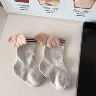 Cute Wings Kids Mid Tube Baby Socks