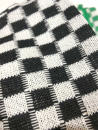 Ladies Checkered Cosmetic Bag