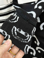 Striped Smiley Face Women's Socks