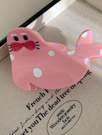 Sea Lion Cartoon Color Matching Hairpin