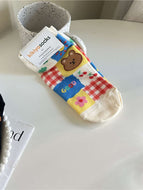 Little Bear Rainbow Short Socks