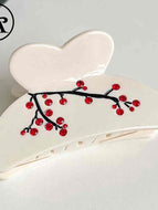 Rhinestone Plum Hairpin