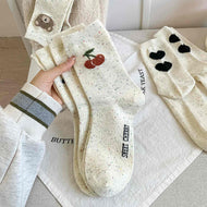 Cartoon Bear and Puppy Women's Socks