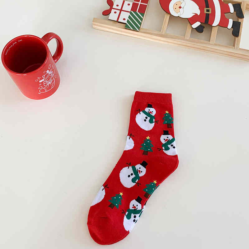 Unisex Cartoon Christmas Socks