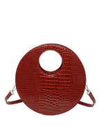 PU Circle Shoulder Underarm Bag