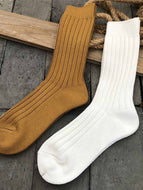 Men's Solid Color Casual Stockings