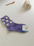 Women's Floral Mid-calf Socks