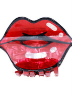 Lip Print Fun Big Red Lip Bobby Pin