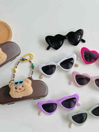 Anti-lost Decorative Glasses Case Children's Sunglasses Set