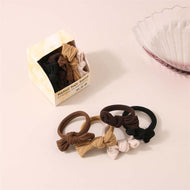 Bow Hair Tie-5 Piece Set