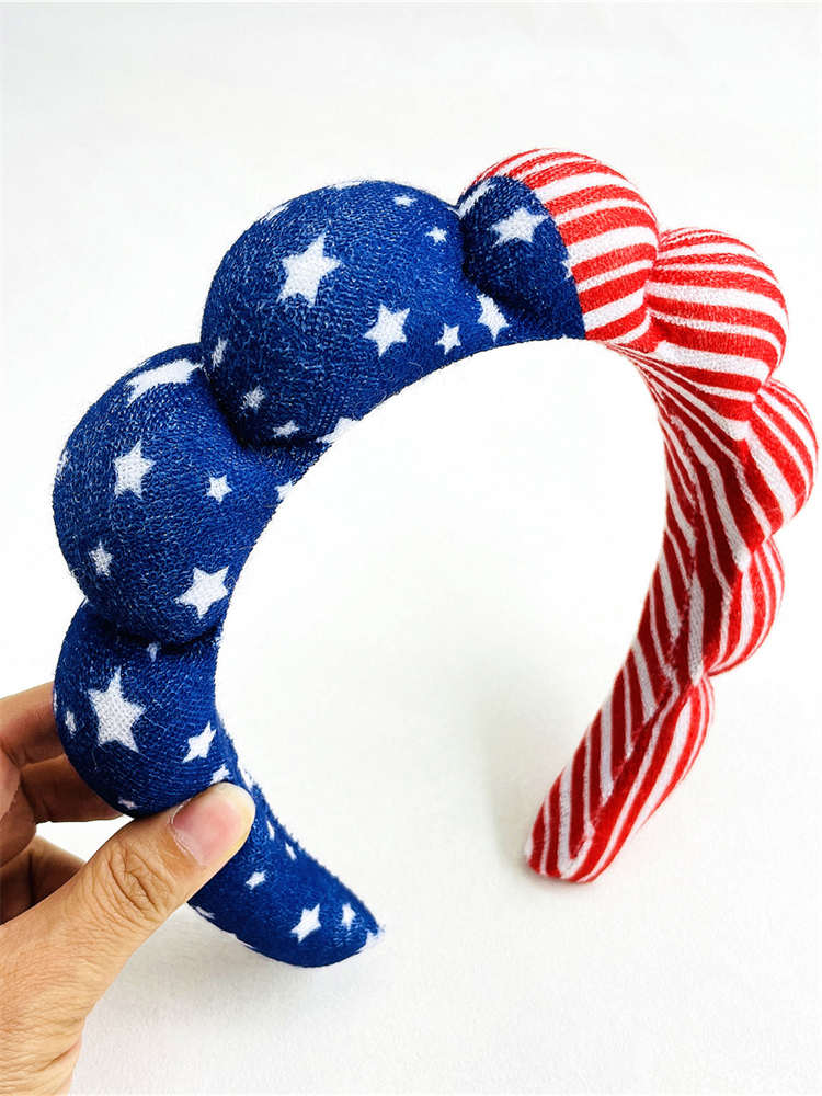 Independence Day Striped Star Headband