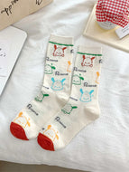 Cartoon Puppy Star Socks